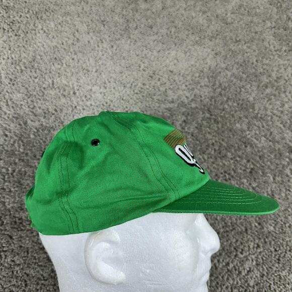 VTG Quaker State Hat Cap Snap Back Green Embroidered Advertising Mens Motor Oil - Picture 5 of 8